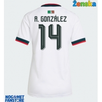 Meksiko Armando Gonzalez #14 Gostujuci Dres za Ženska SP 2026 Kratak Rukav